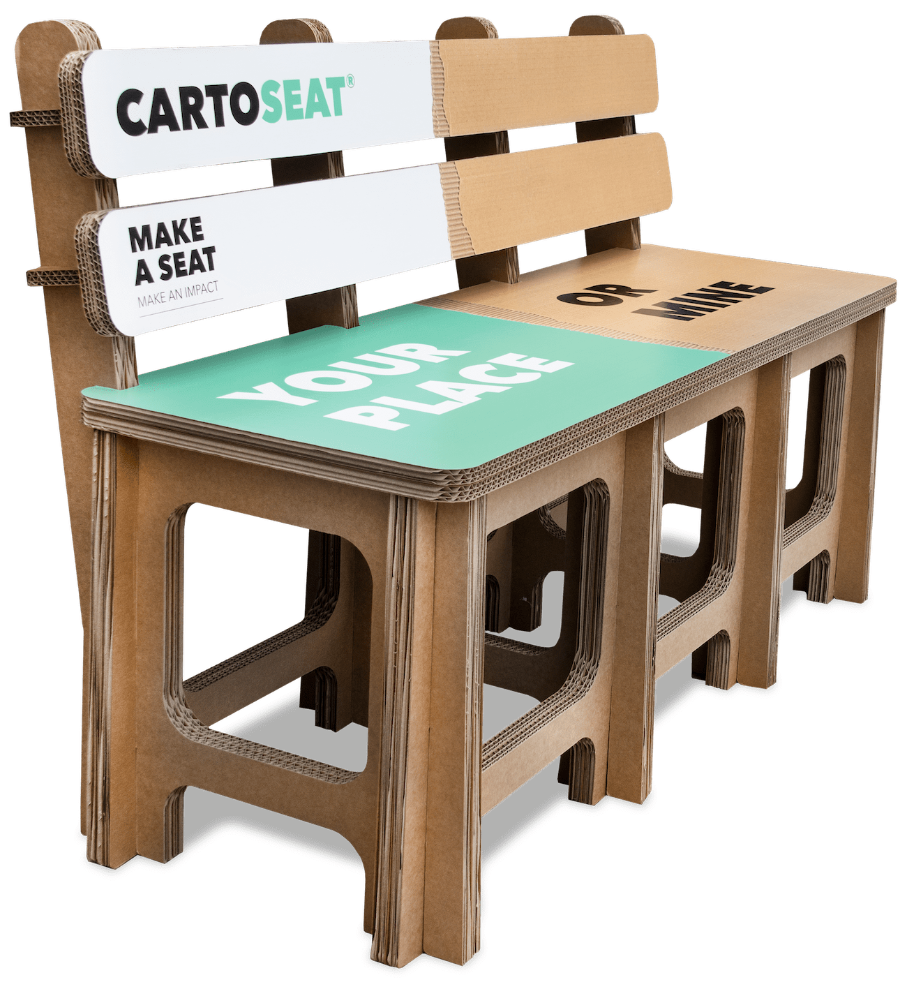 Cartoseat park bench