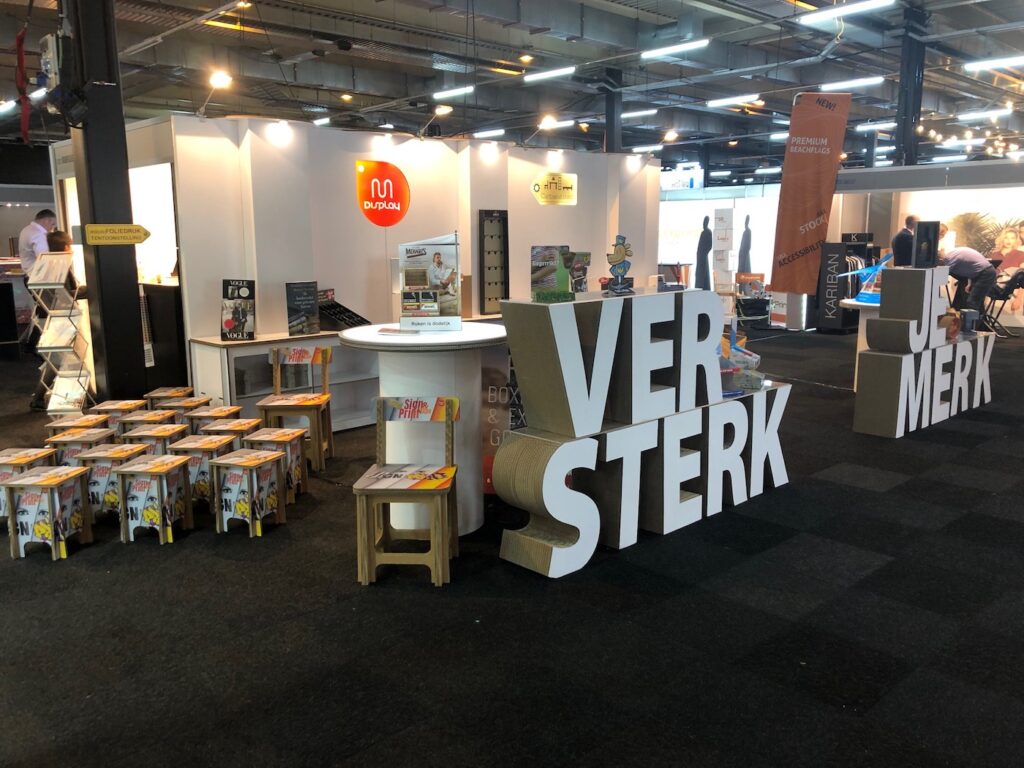 Beursmeubels voor media-, print- en verpakkingsbeurzen